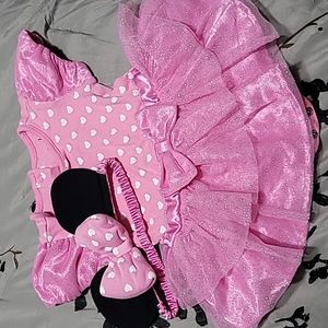 Minnie mouse dress and ears